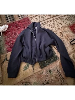 Navy bounce fleece jacket old navy with collar very soft